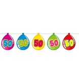 Vlaggenlijn ballonnen 50 jaar