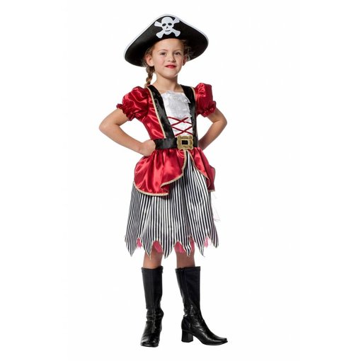 Piratenmeisje Esmee bordeaux