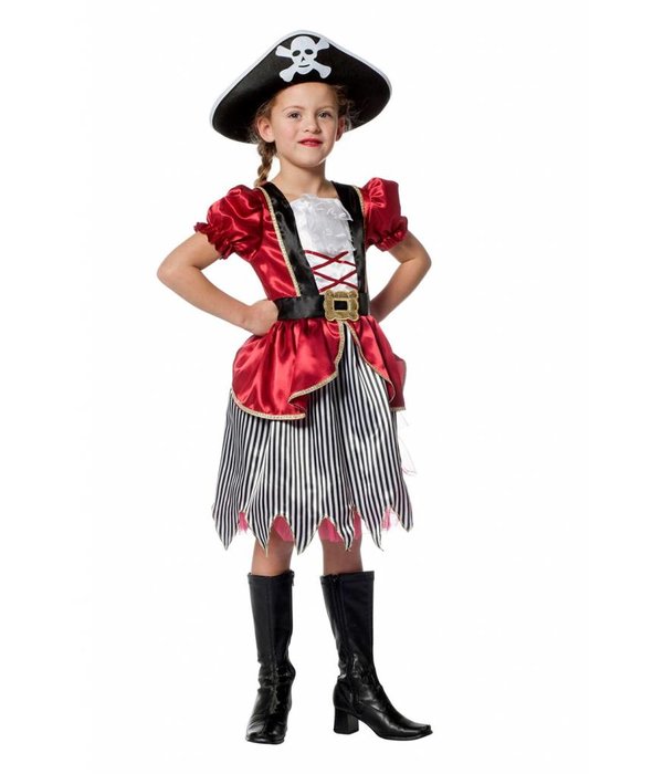 Piratenmeisje Esmee bordeaux