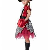 Piratenmeisje Esmee bordeaux