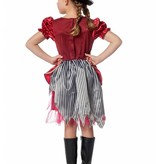 Piratenmeisje Esmee bordeaux