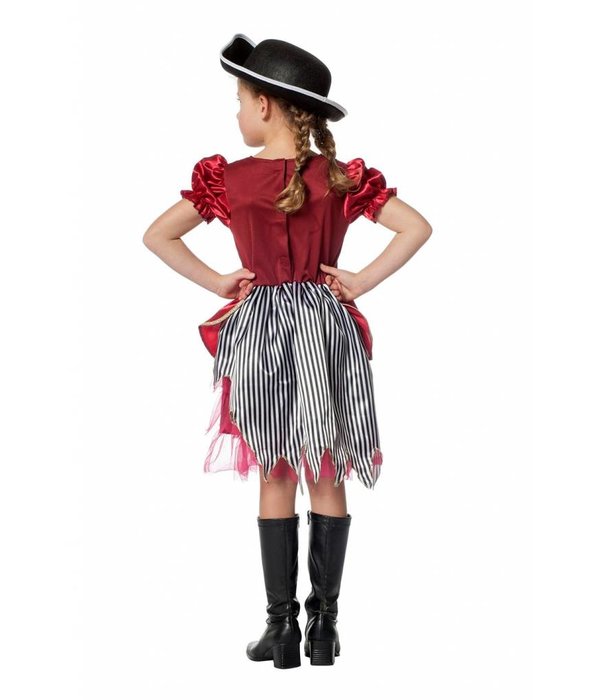 Piratenmeisje Esmee bordeaux