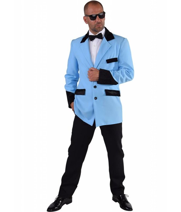 Rock 'n roll jas turquoise