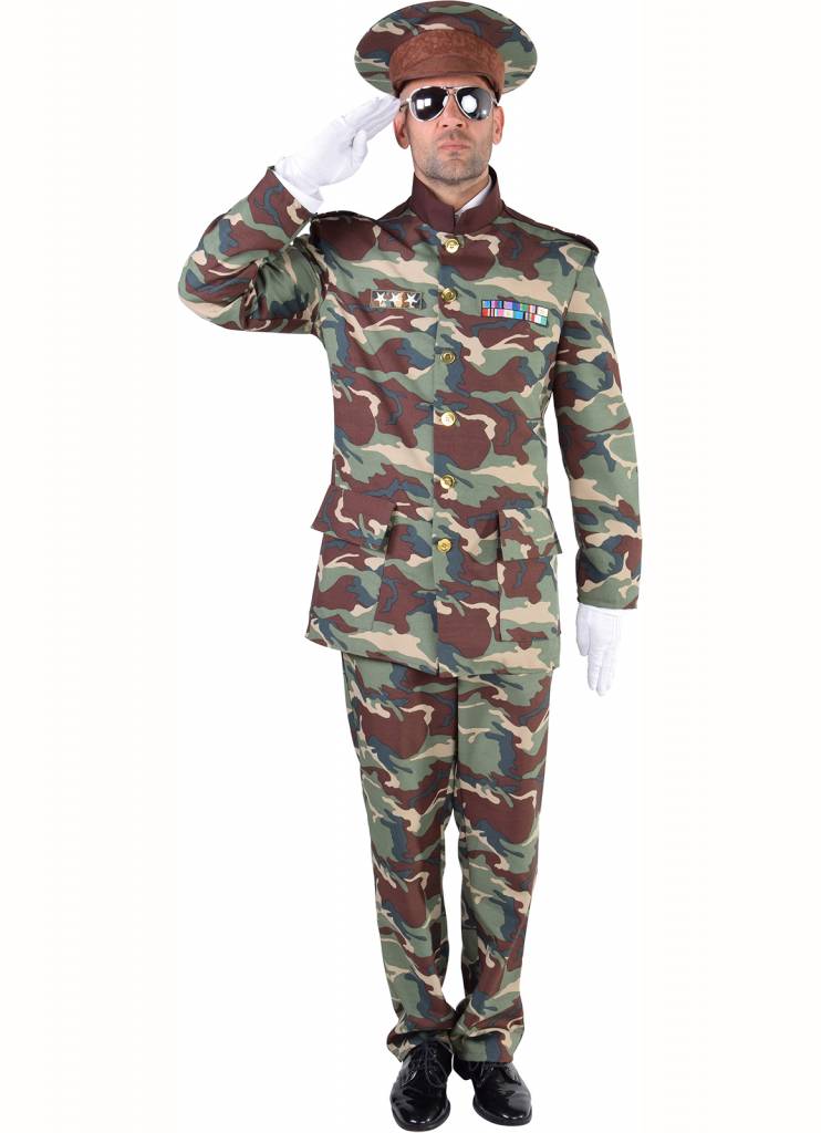Officier kostuum camouflage afbeelding