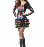 Rainbow skelettenjurk