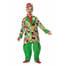 Funky clown jongen kostuum