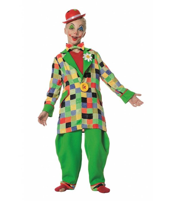 Funky clown jongen kostuum