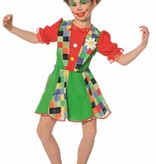 Funky Clown meisjes kostuum