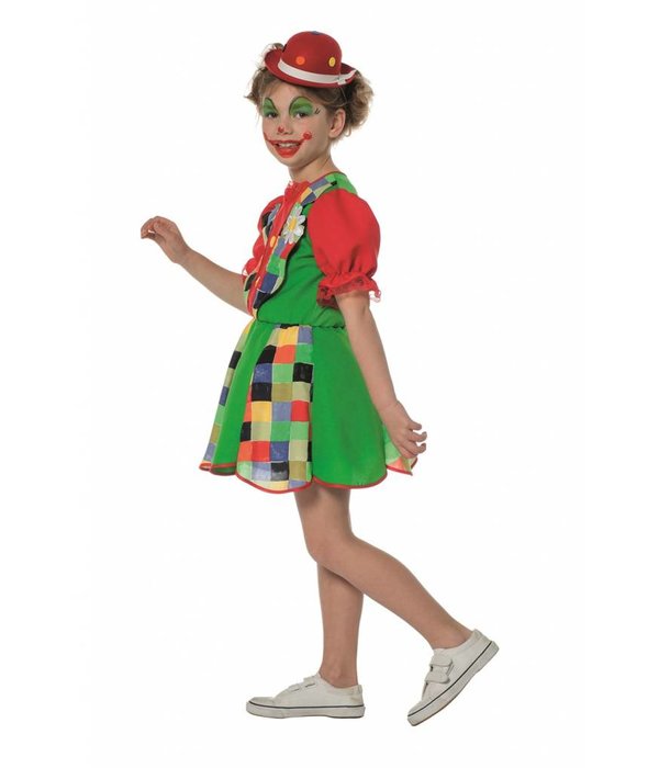 Funky Clown meisjes kostuum