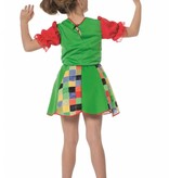 Funky Clown meisjes kostuum