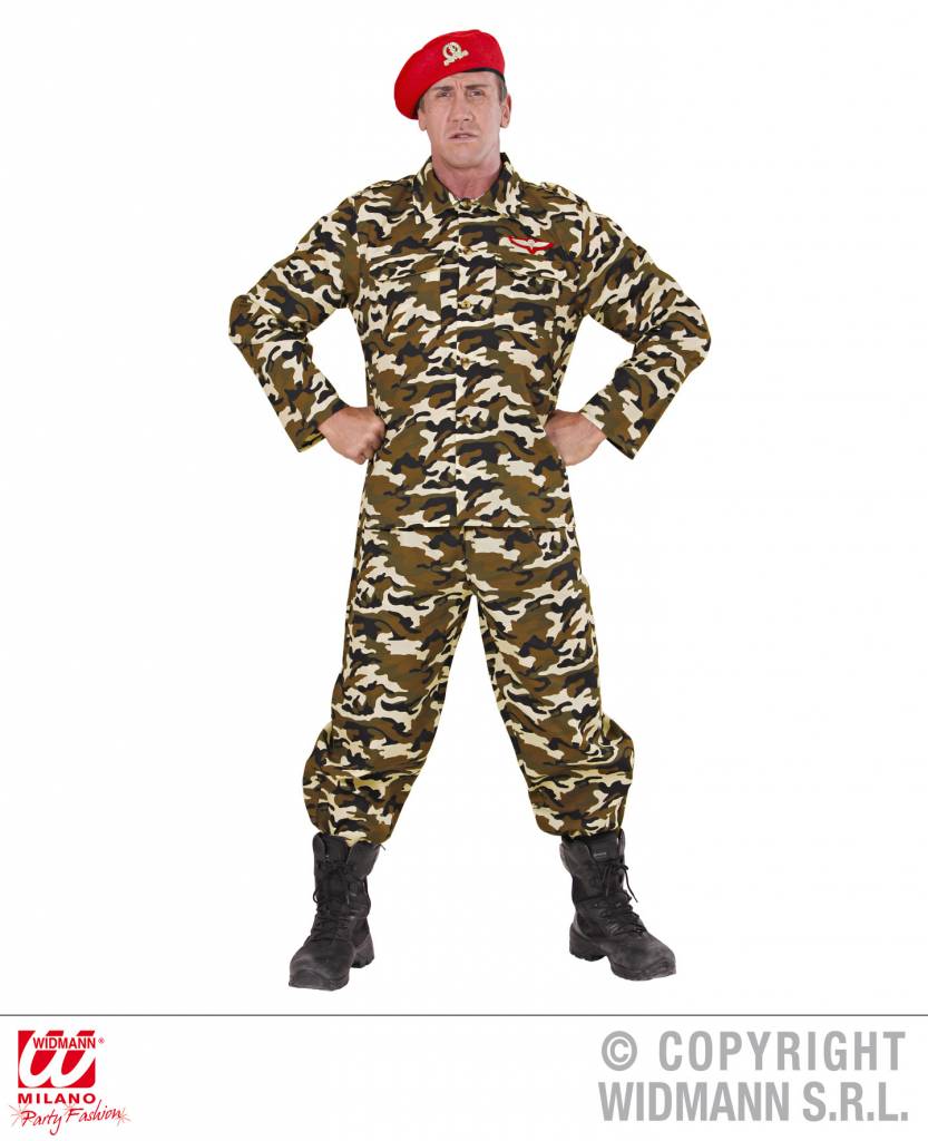 Rambo Soldaat kostuum afbeelding