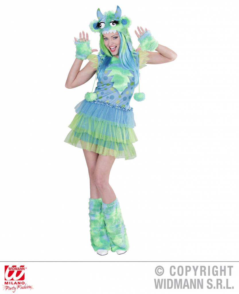 Groen Monster pakje dames afbeelding