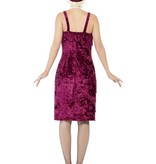 Jazz Flapper kostuum Burgundy