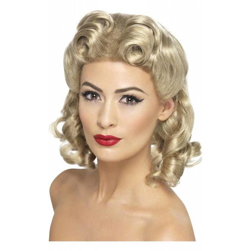 40's Sweetheart pruik blond