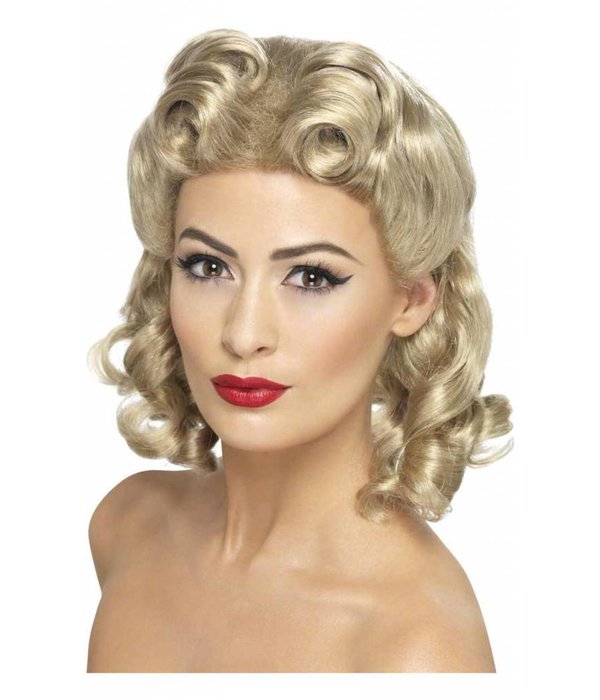 40's Sweetheart pruik blond