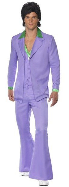 Lavender jaren 70 suit afbeelding