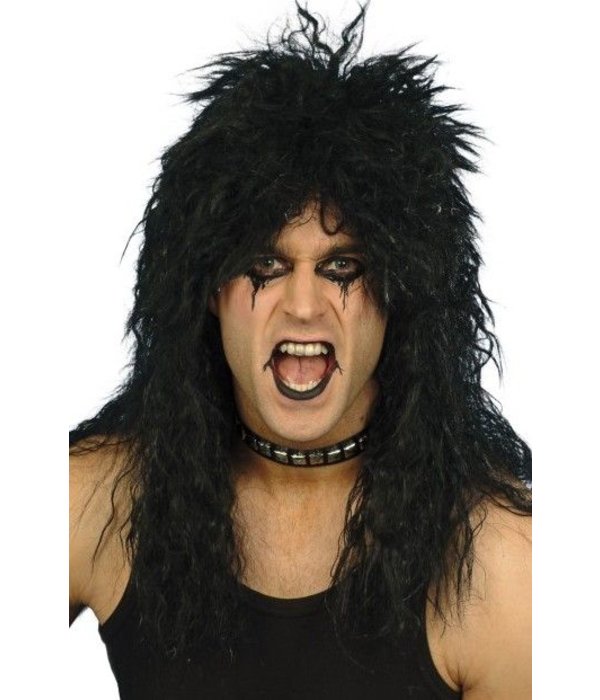 Hard Rock pruik zwart Danny