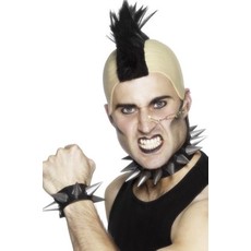 Punk choker en polsband