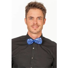 Strik pailletten blauw