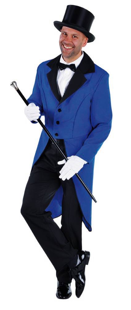 Slipjas man blauw