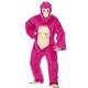 Gorilla deluxe kostuum neon pink