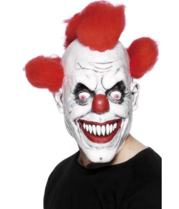 calcium Betuttelen dennenboom Clown 3/4 masker horror - Feestbazaar.nl