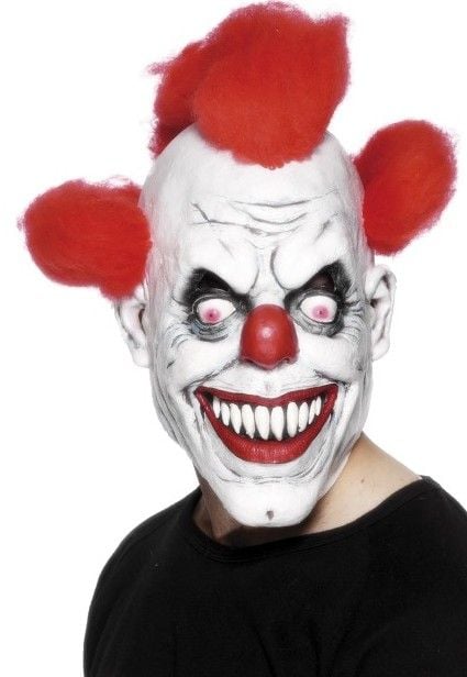 Clown 3/4 masker horror afbeelding