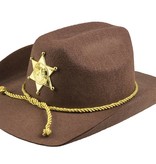 Hoed Sherrif bruin Geer