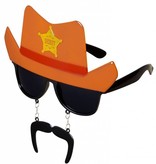 Bril Cowboy met hoed