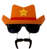 Bril Cowboy met hoed
