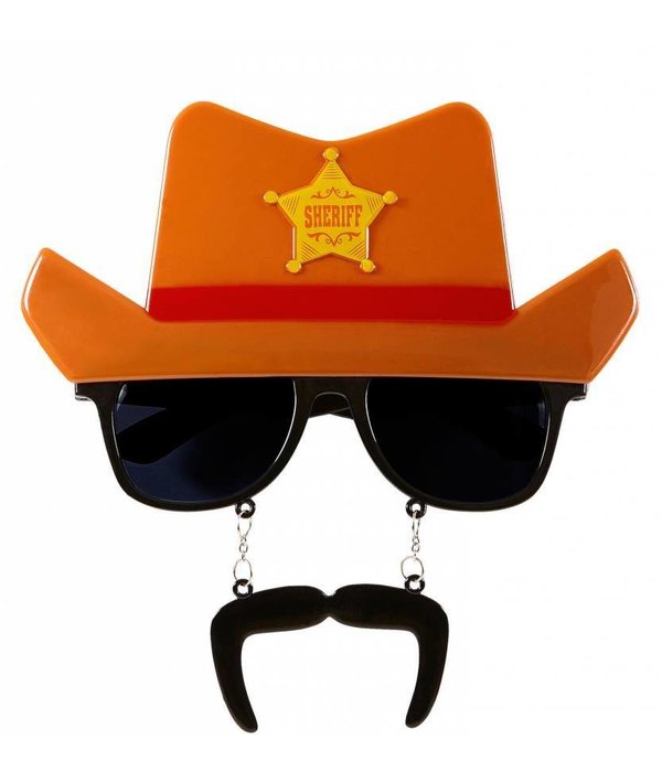 Bril Cowboy met hoed
