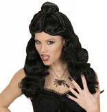 Pruik Western Belle zwart