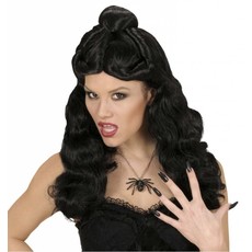 Pruik Western Belle zwart
