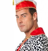 Prinsenmuts rood/wit