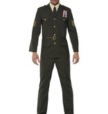 Wartime Officier kostuum man