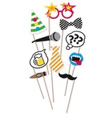 Photo booth set 10 stuks