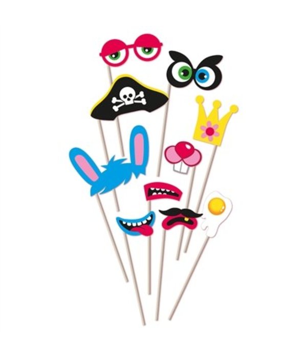 Photo booth set kind 10 stuks