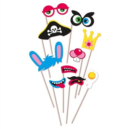 Photo booth set kind 10 stuks