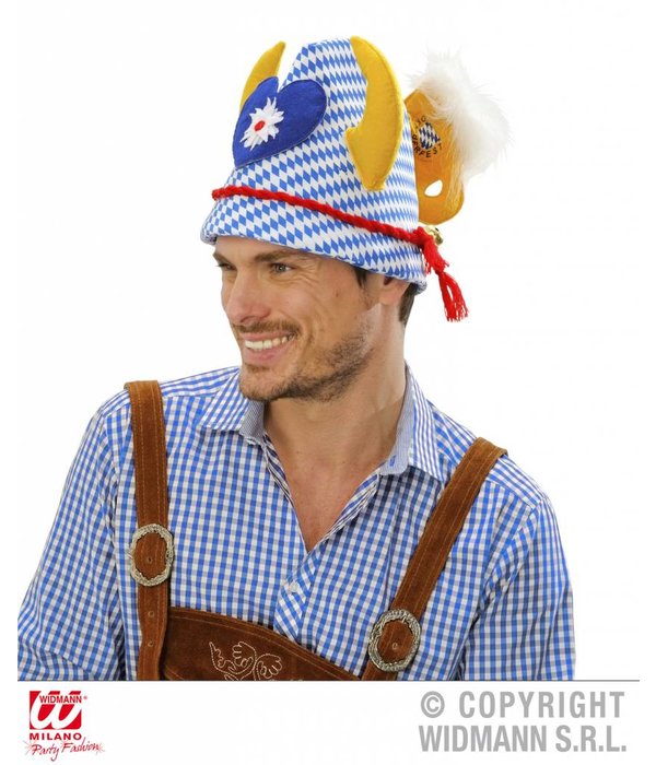 Hoed Oktoberfest Beierse print