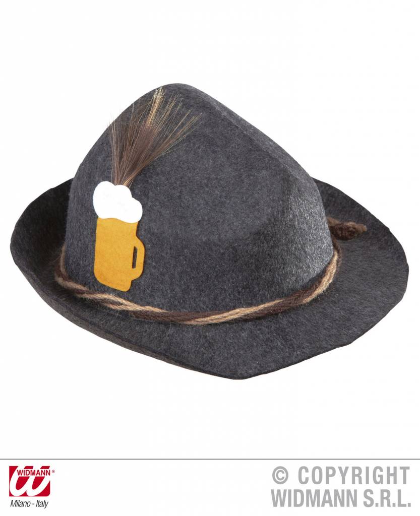 Tiroler hoed luxe felt afbeelding
