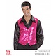 Paillettenvest roze man