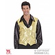 Paillettenvest goud man