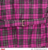Tartan vest roze