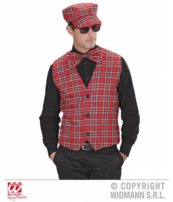 Tarten Schotse vest rood