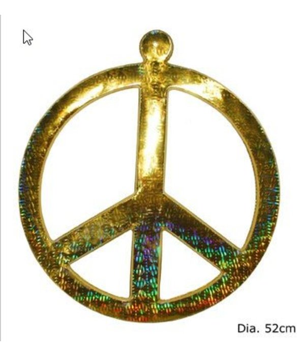 Peace teken decoratie King Size
