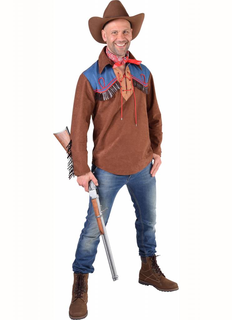Cowboy hemd met jeans Amos
