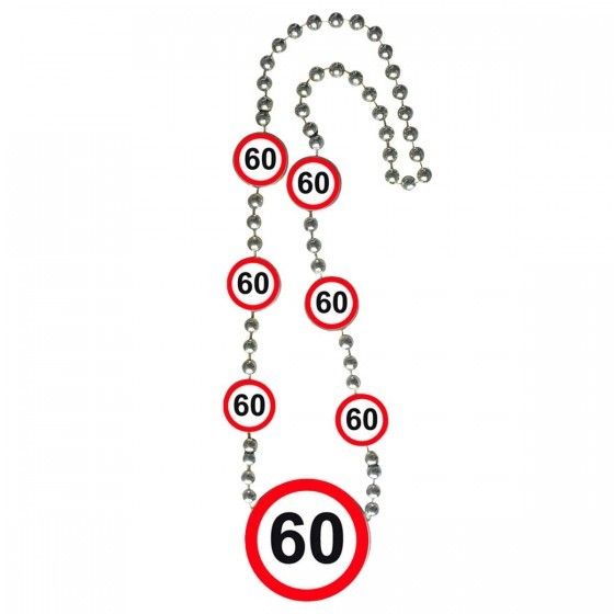 60 jaar Verkeersbord Ketting afbeelding