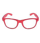 Bril metallic rood