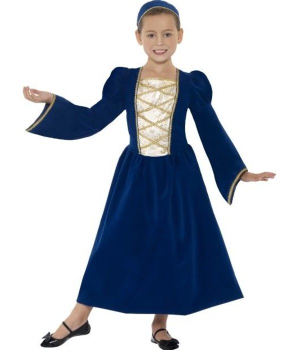 Tudor Prinsessenmeisje kostuum