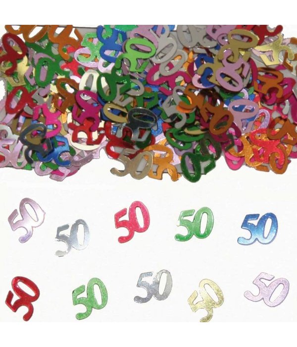 50 Jaar Tafeldecoratie / Sierconfetti